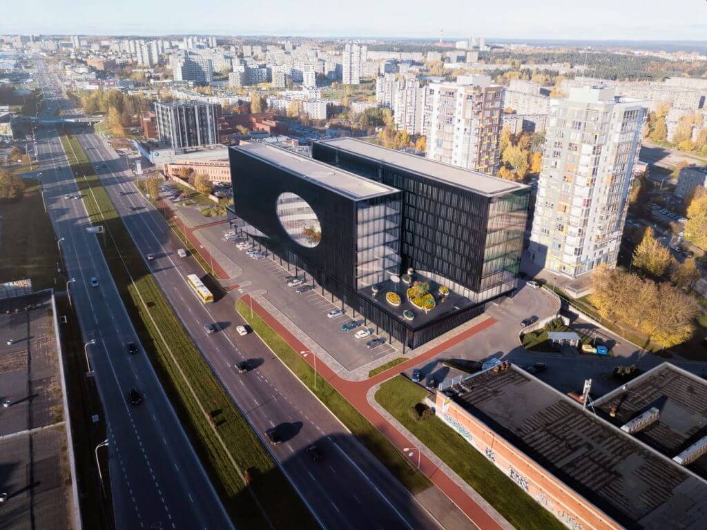 U219 (Ukmergės g. 219) - Office center - visualization