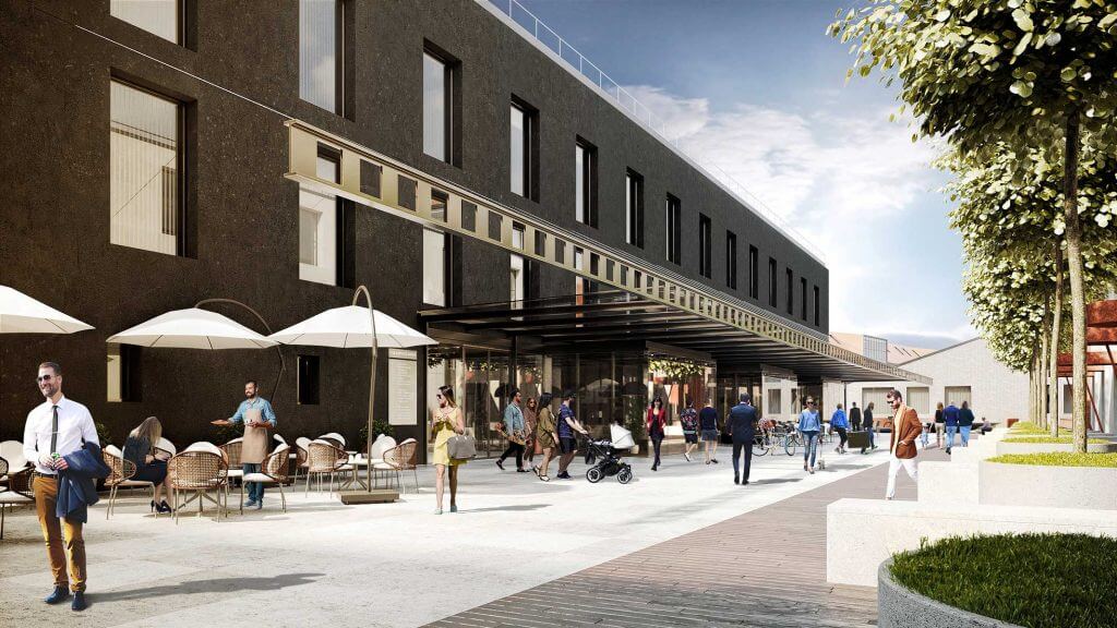 Verslo namai PAUPYS (Aukštaičių g.) - Office center - visualization