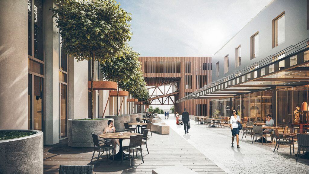 Verslo namai PAUPYS (Aukštaičių g.) - Office center - visualization