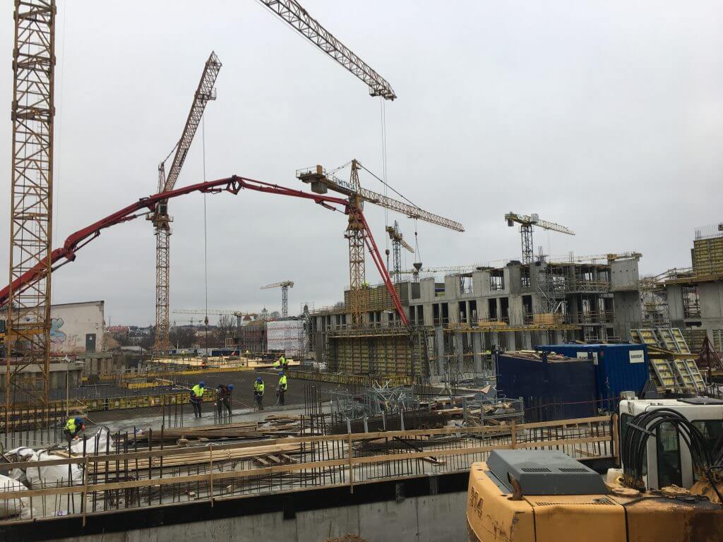 Verslo namai PAUPYS (Aukštaičių g.) - Office center - construction photos