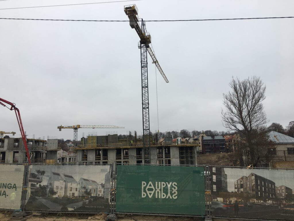 Verslo namai PAUPYS (Aukštaičių g.) - Office center - construction photos