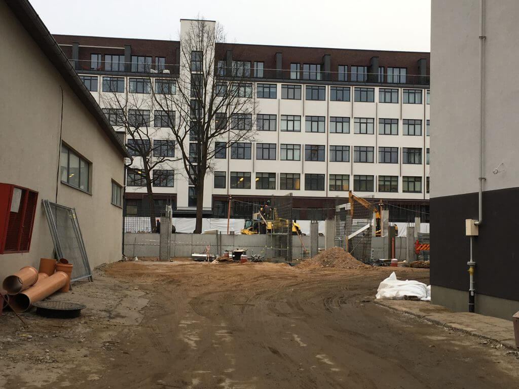 Žvėryno verslo fabrikas (Saltoniškių g. 29) - Verslo centras - statybų nuotraukos