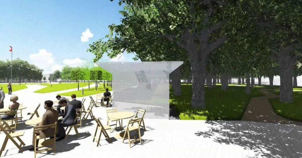 Lukiškių aikštė (Gedimino pr.) - Park - visualization