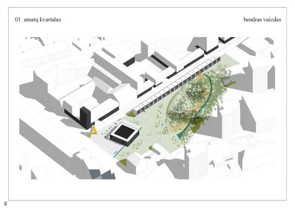 Amatų skveras (Amatų g.) - Väljak - visuaalne