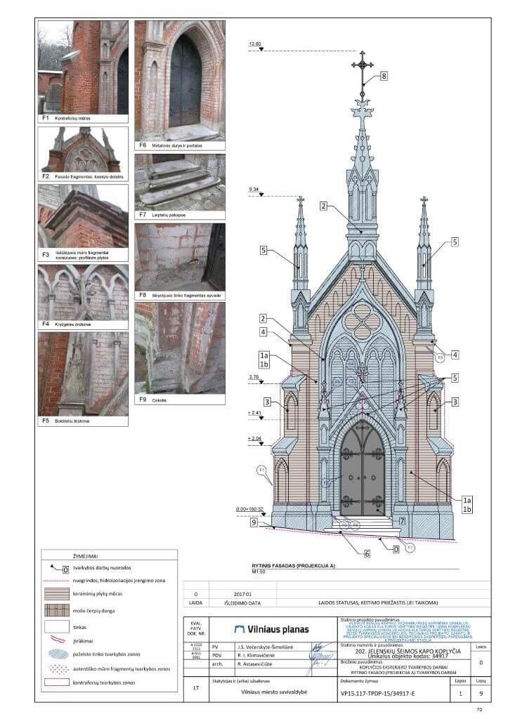 Rasų kapinių rekonstrukcija (Rasų g.) - Funeral services and sites - visualization