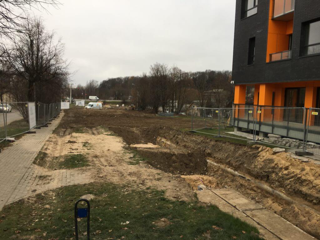 Vilnios pakrančių tvarkymas (Aukštaičių g.) - Bike path, Waterside - construction photos