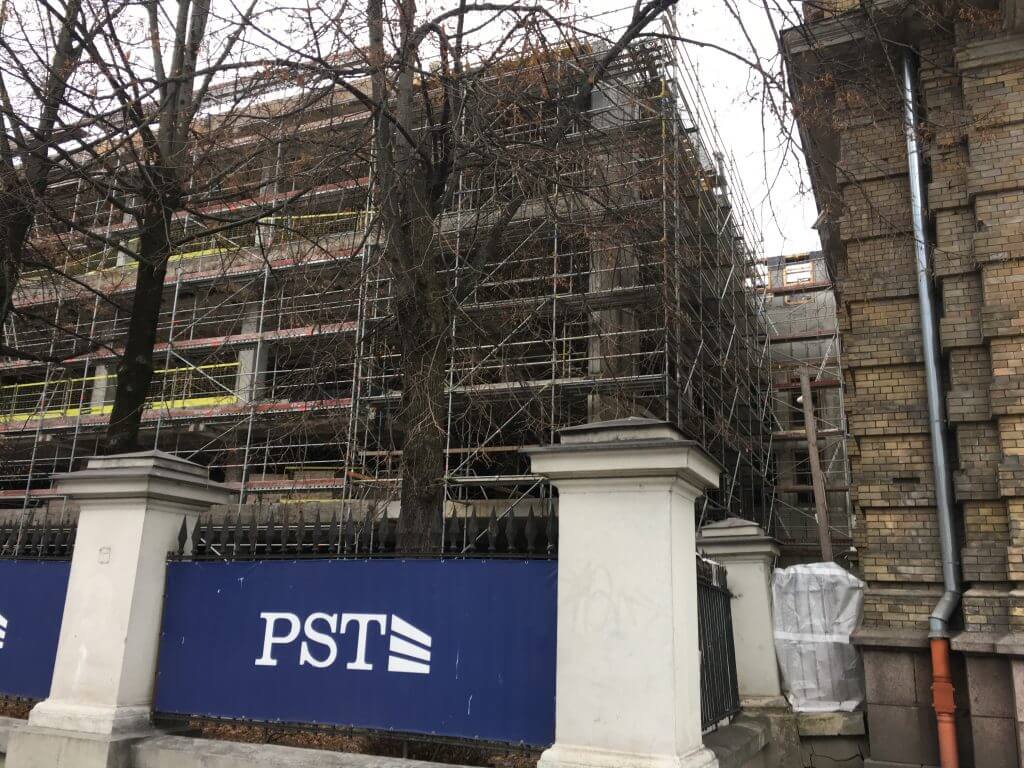 Vrublevskių bibliotekos rekonstrukcija (Žygimantų g. 1) - Library - construction photos