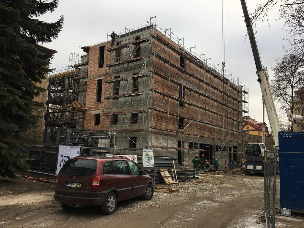 Vrublevskių bibliotekos rekonstrukcija (Žygimantų g. 1) - Library - construction photos