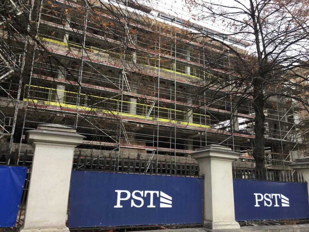 Vrublevskių bibliotekos rekonstrukcija (Žygimantų g. 1) - Library - construction photos